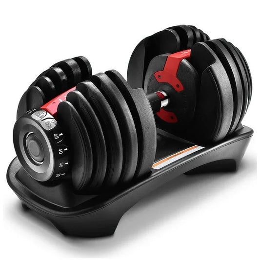 20kg adjustable dumbbell men's and women's household fitness equipment set kg rubber bell dumbbell adjustable weight.