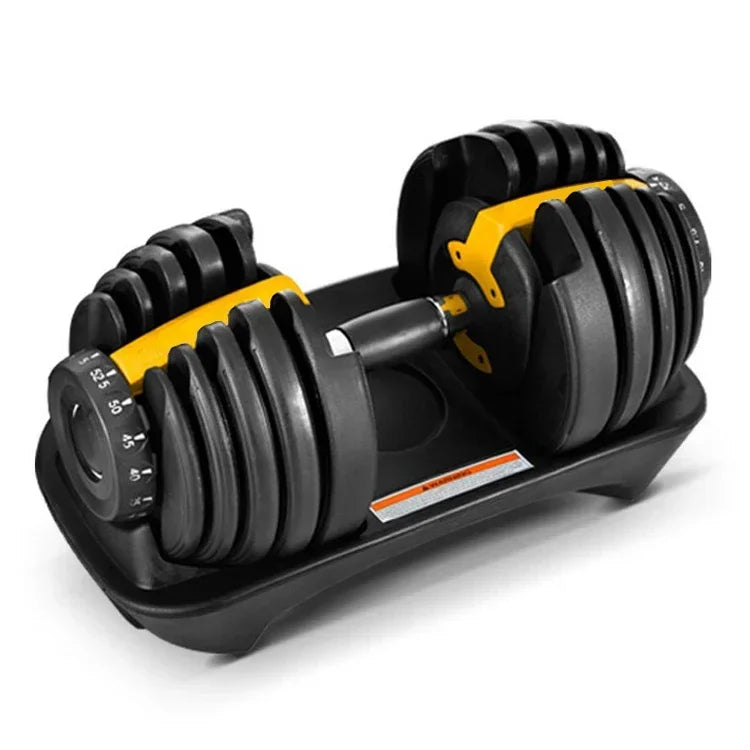 20kg adjustable dumbbell men's and women's household fitness equipment set kg rubber bell dumbbell adjustable weight.