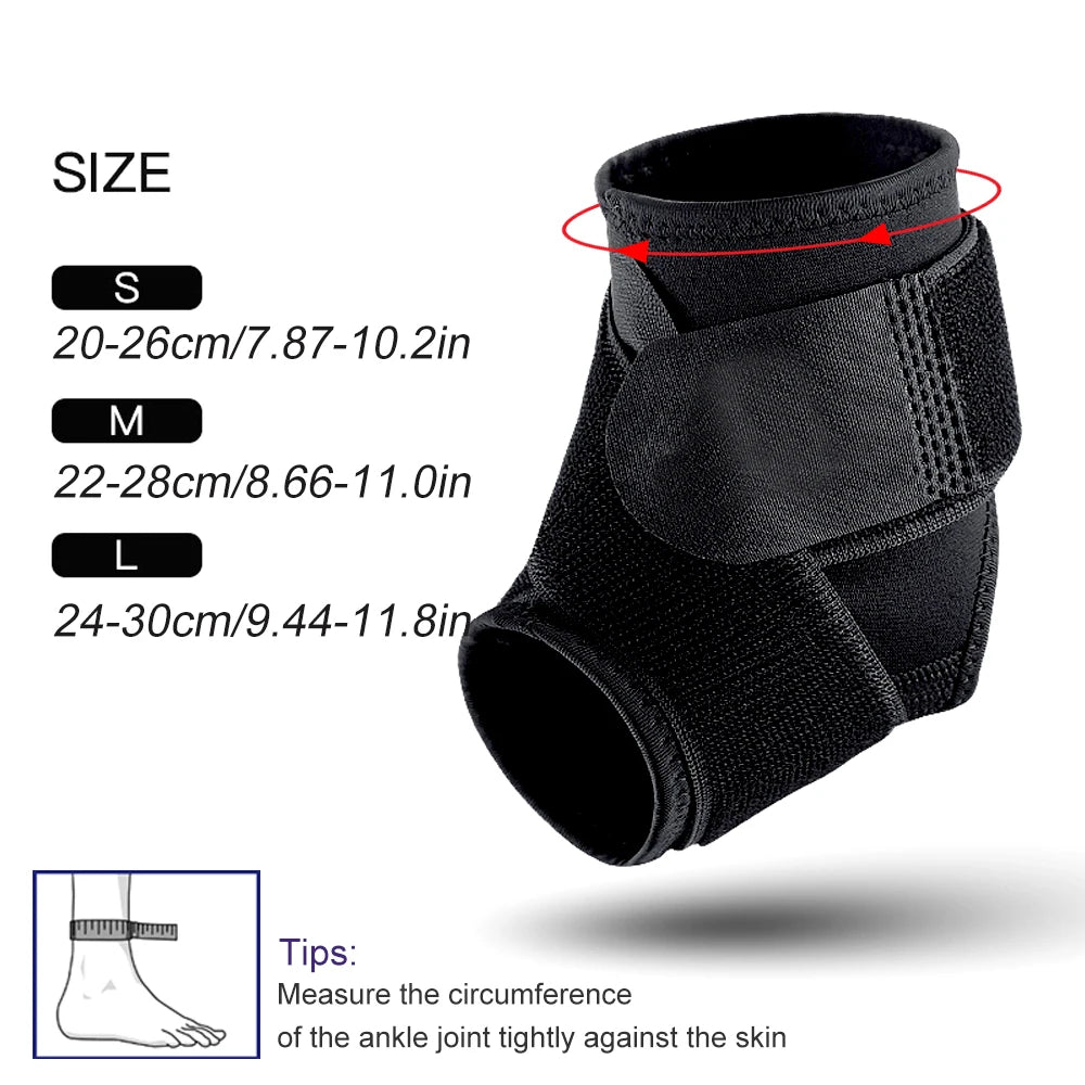 1Pcs Kids Children Ankle Brace Protector Adjustable Ankle Tendon Compression Brace Foot Support Stabilizer for Basketball Soccer