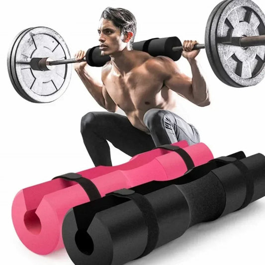 Fitness Weightlifting Squat Foam Neck Guard Barbell Sleeve Sports Dumbbell Bar Shoulder Back Protective Pad With Strap For Gym