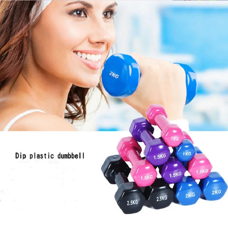 2kg 2.5kg 3kg Fitness Dumbbell Set Non-Slip Dumbbells Men and Women Exercise Sport Weights Body Building Equipment 2023