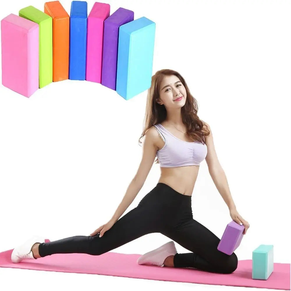 Non-Slip EVA Sports Stretching Body Shaping Fitness Equipment Gym Foam Exercise Pilates Yoga Block Brick