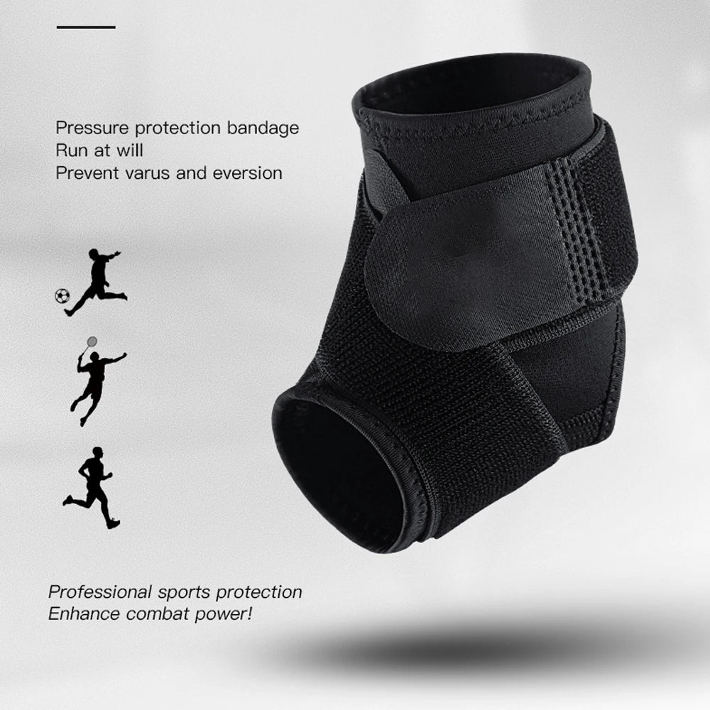 1Pcs Kids Children Ankle Brace Protector Adjustable Ankle Tendon Compression Brace Foot Support Stabilizer for Basketball Soccer