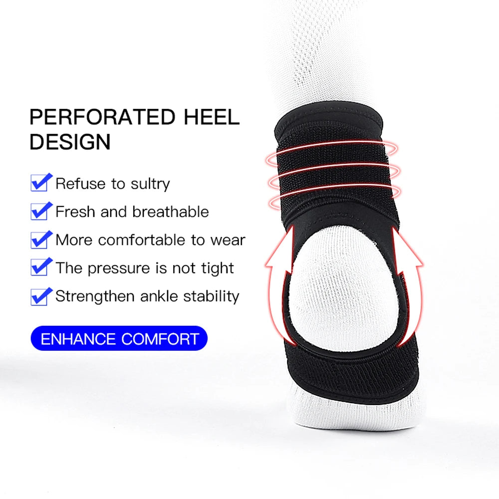 1Pcs Kids Children Ankle Brace Protector Adjustable Ankle Tendon Compression Brace Foot Support Stabilizer for Basketball Soccer