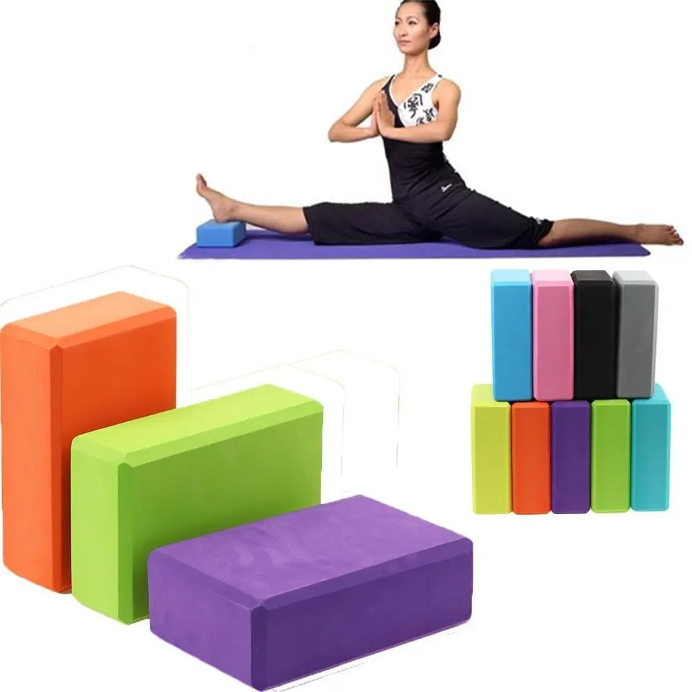 Non-Slip EVA Sports Stretching Body Shaping Fitness Equipment Gym Foam Exercise Pilates Yoga Block Brick