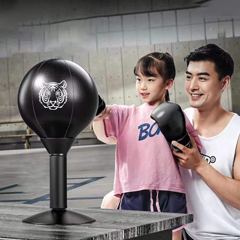 Desktop Punching Bag with Suction Cup Boxing Bag Free Standing Tabletop Boxing Punch Ball Funny Toys for Stress Relief Sandbag